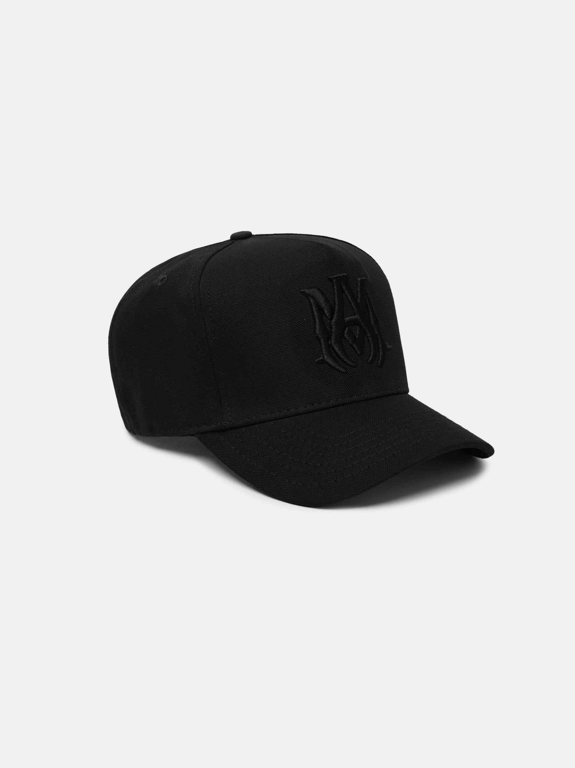 MA AMIRI STAGGERED CANVAS HAT - Black