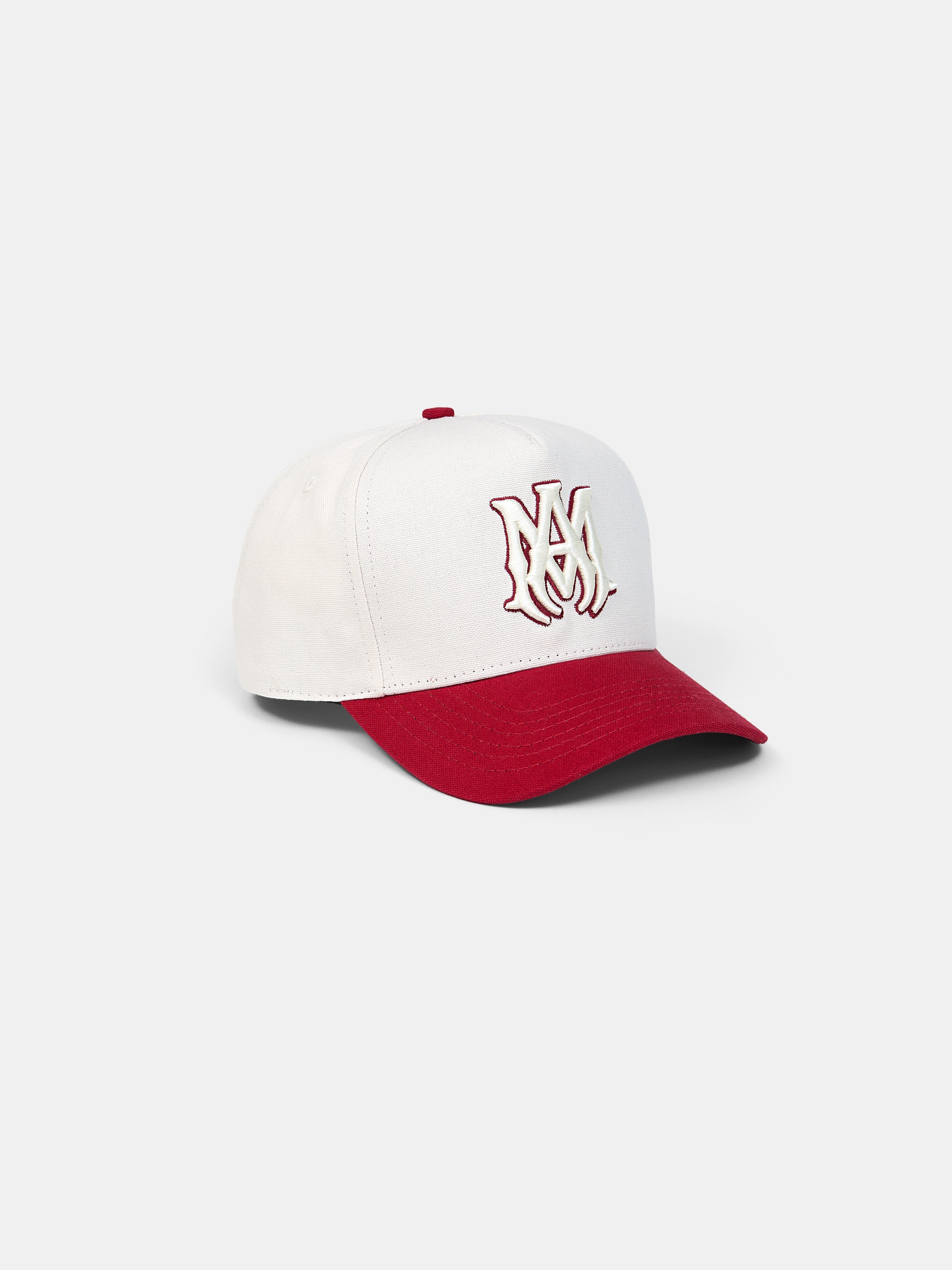 MA OUTLINE TWO TONE CANVAS HAT - Red Rose