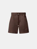 AMIRI EMBROIDERED SHORT - WALNUT BROWN