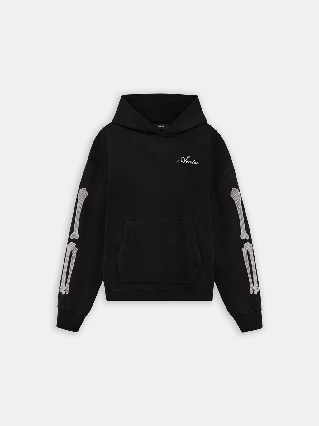BONES OVERSIZED HOODIE - Black