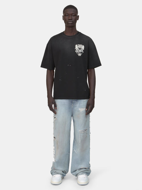 AMIRI EAGLE OVERSIZED TEE - Black