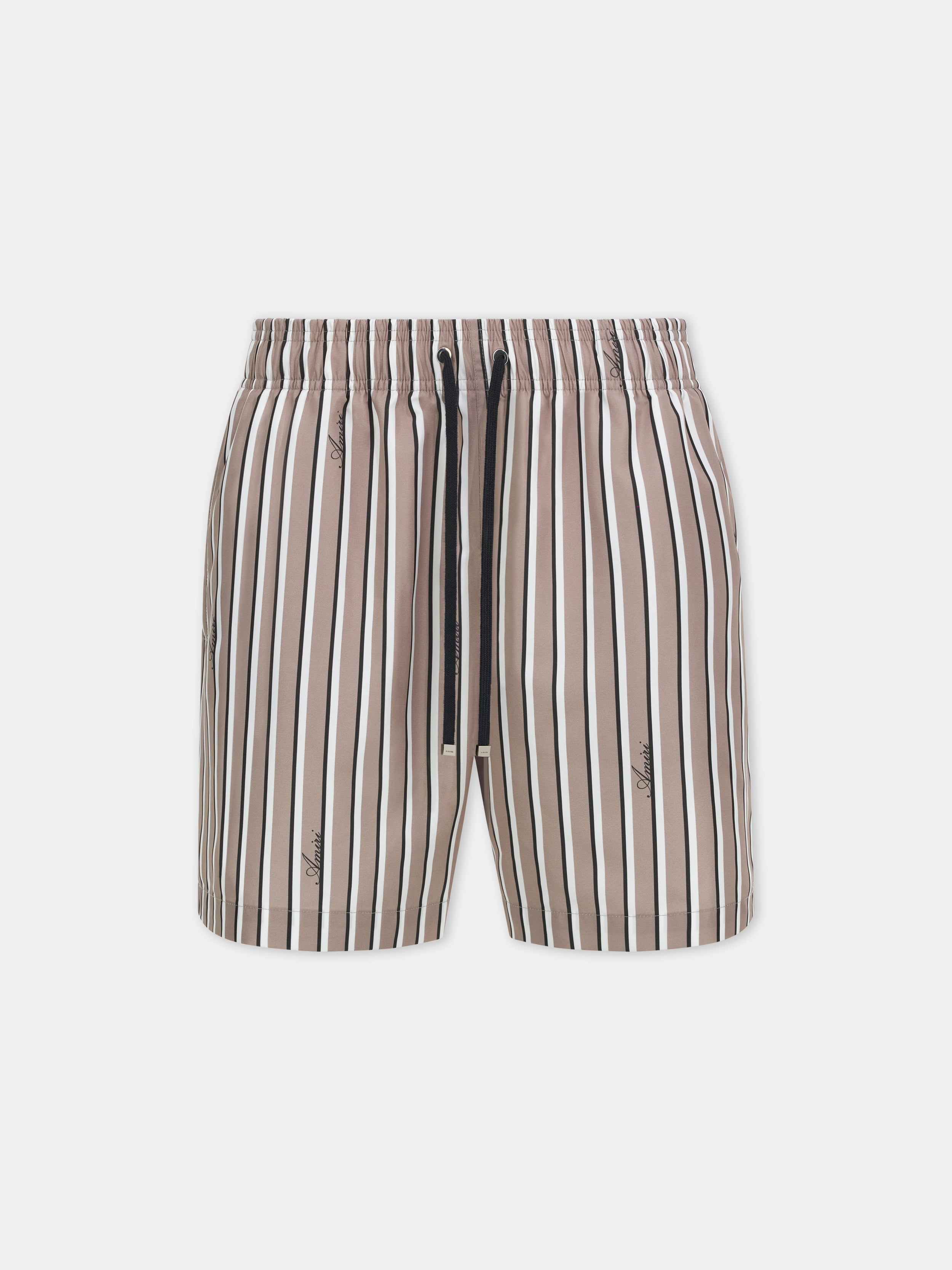 STRIPED SWIM TRUNK - Mocha
