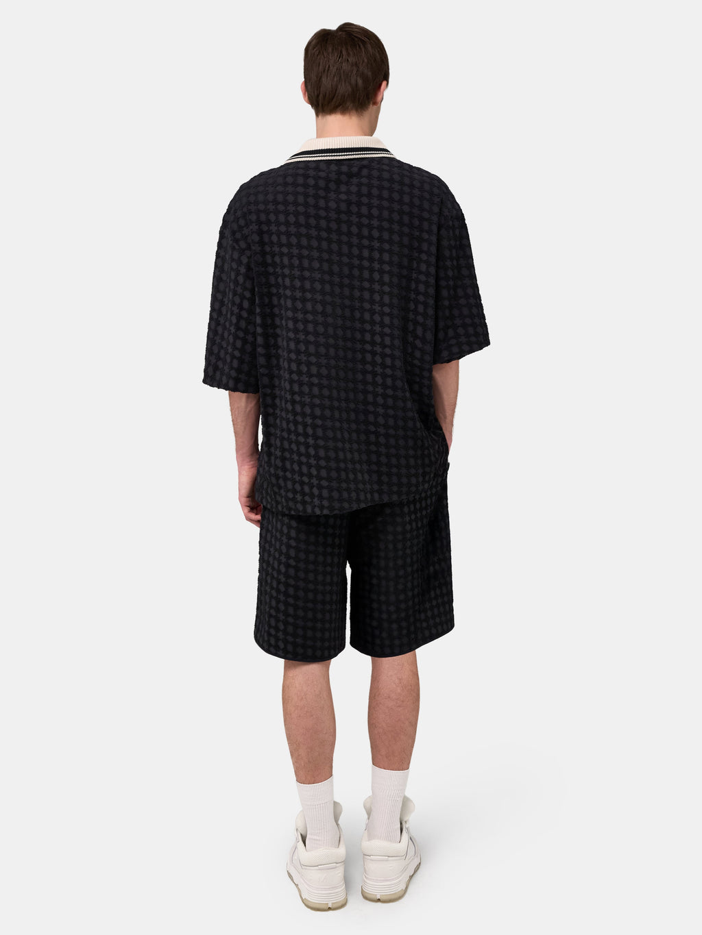 MA QUAD TOWELING SHORT - Black