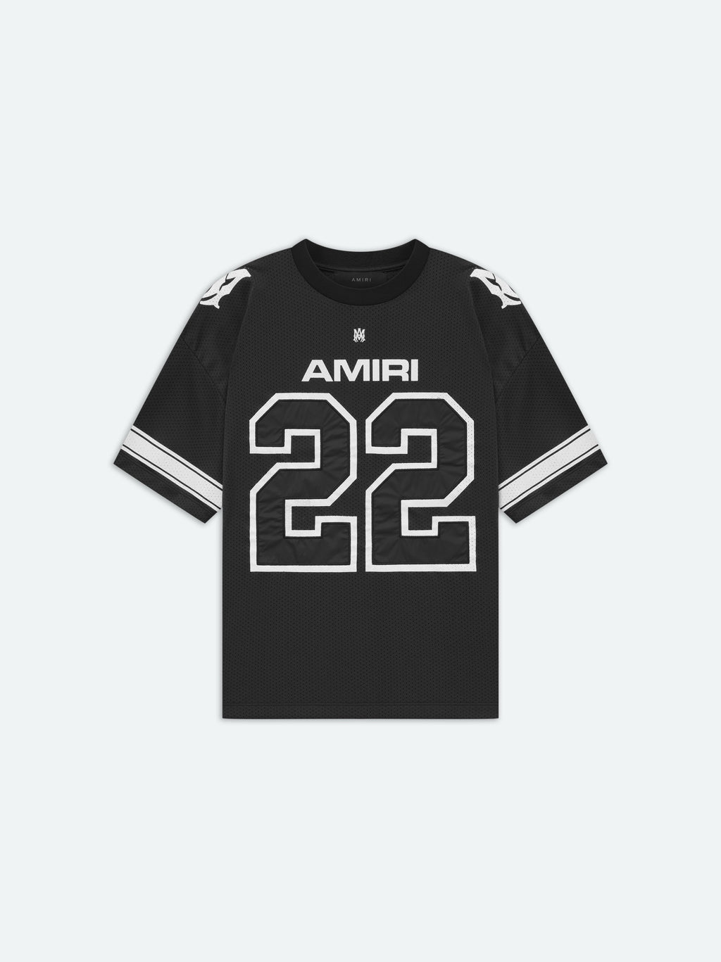 22 MESH TEE - BLACK