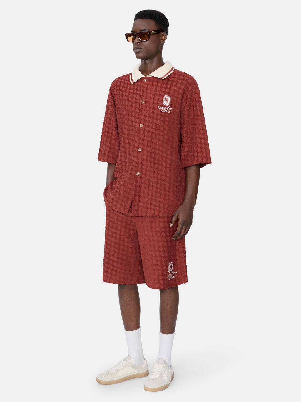 MA CHATEAU OVERSIZED SHORT - Terracotta