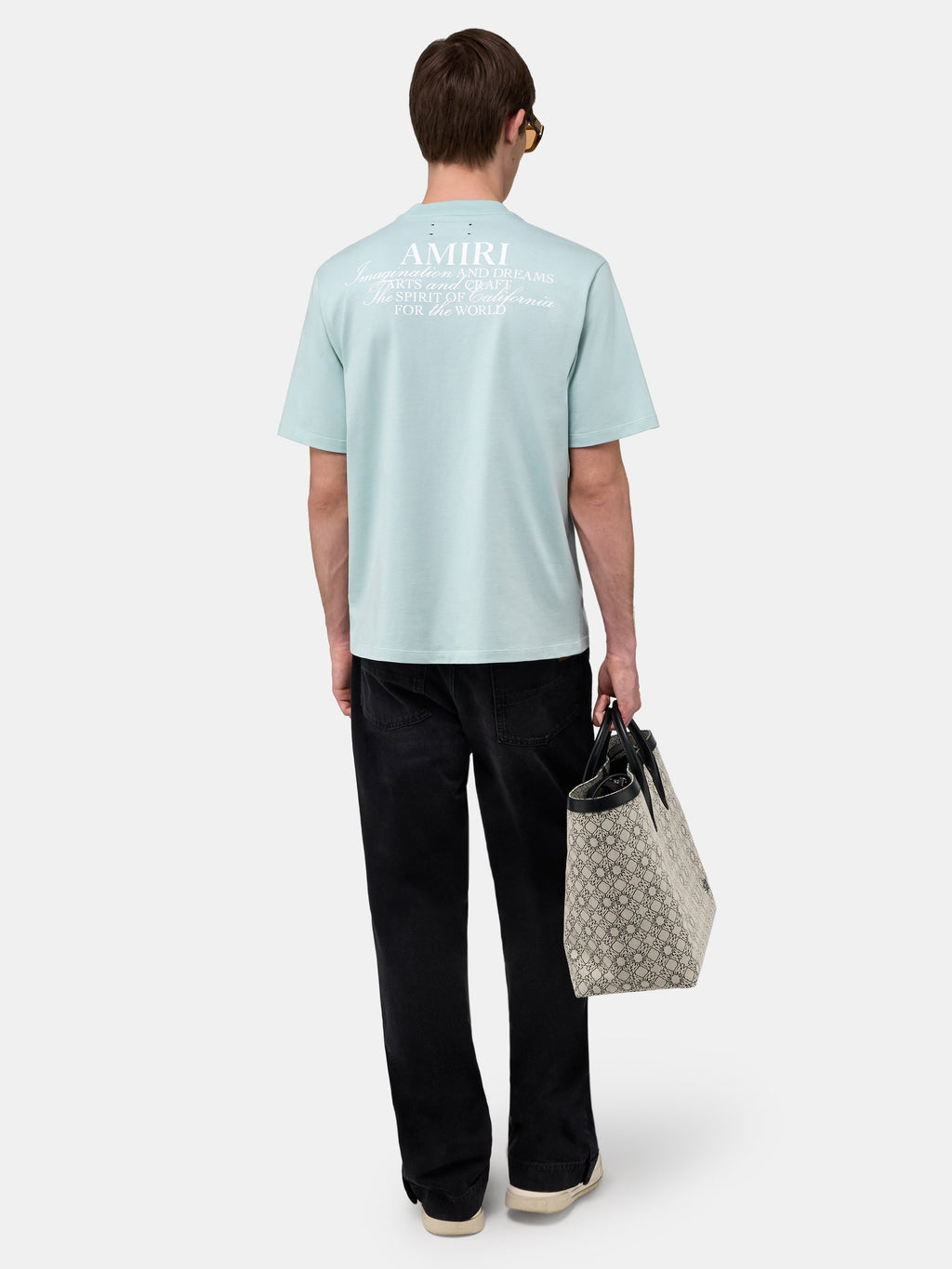 AMIRI SPIRIT TEE - Powder Teal
