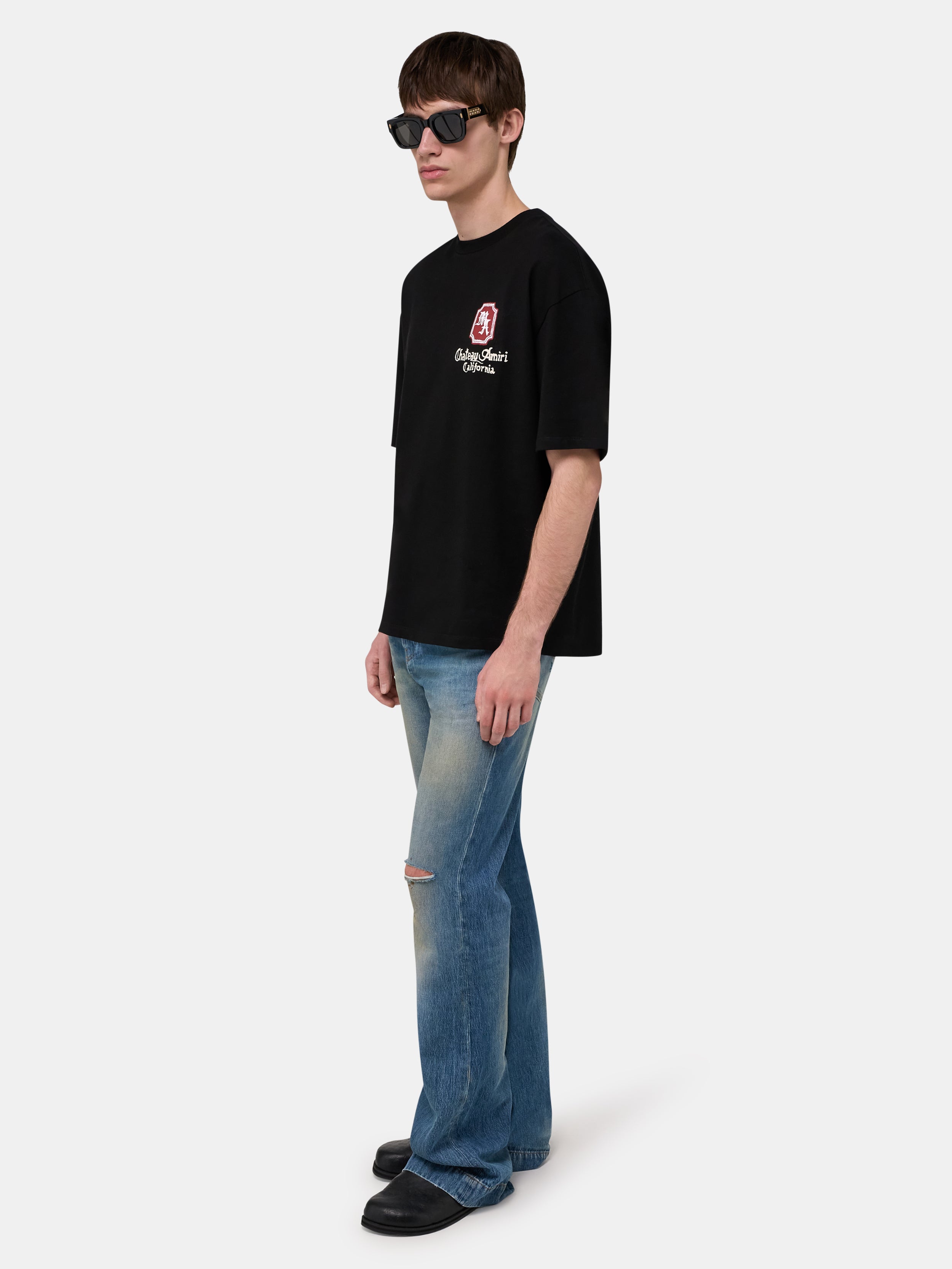 MA CHATEAU OVERSIZED TEE - Black