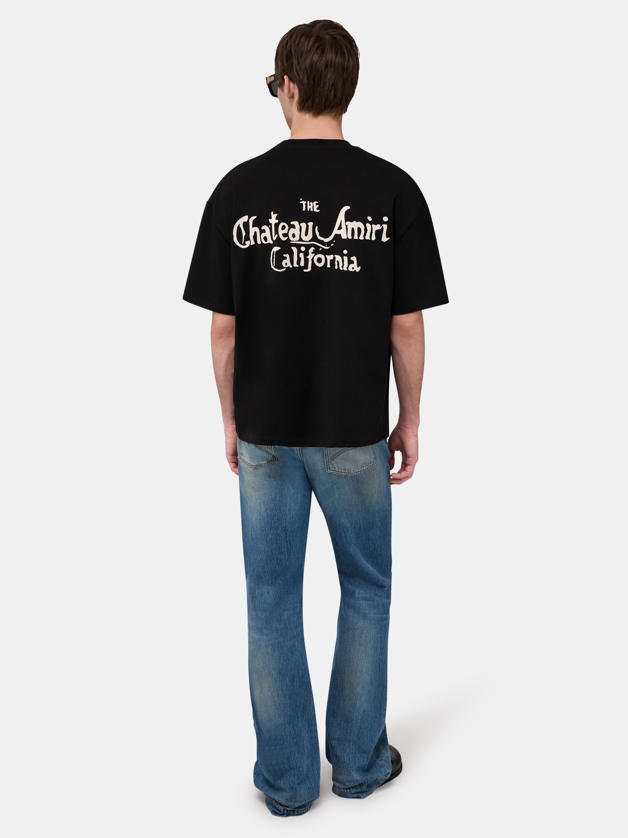 MA CHATEAU OVERSIZED TEE - Black