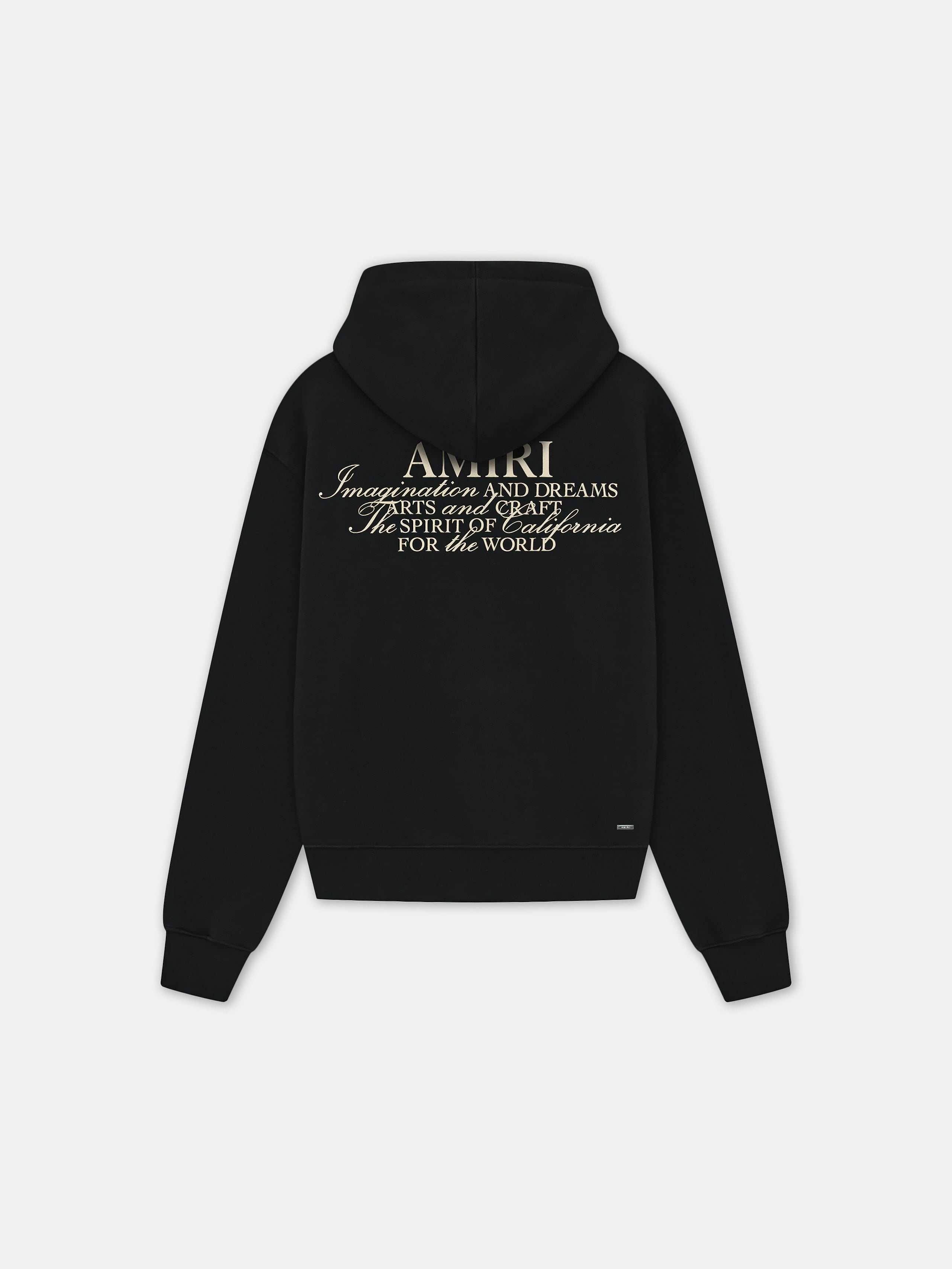 AMIRI SPIRIT ZIP HOODIE - Black