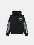 CHATEAU SKETCH ZIP HOODIE - Black
