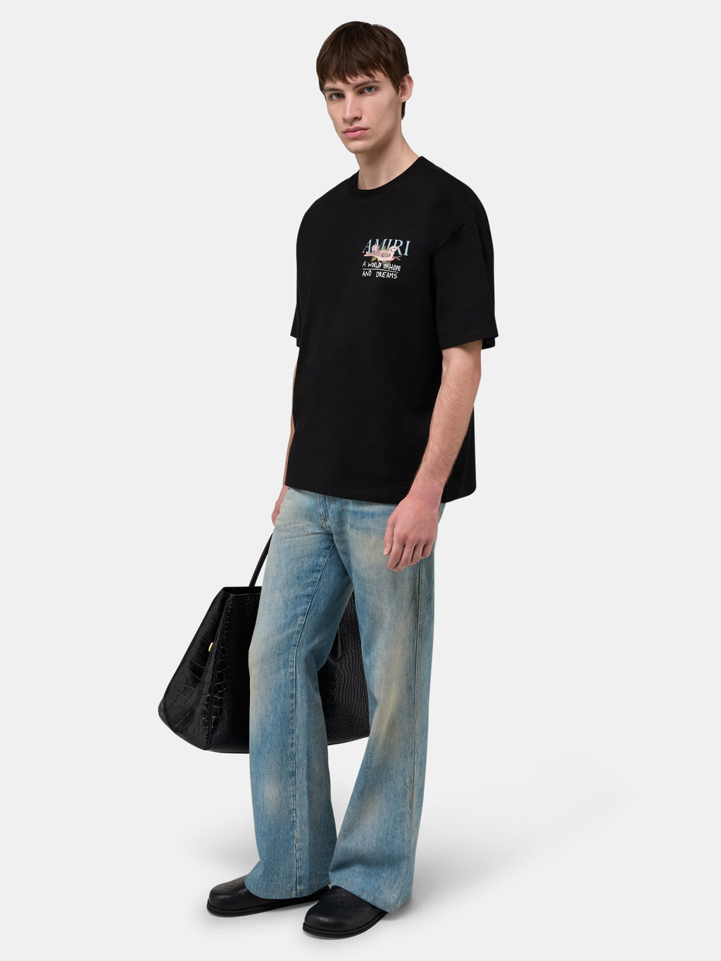 HOPE AND DREAMS OVERSIZED TEE - Black