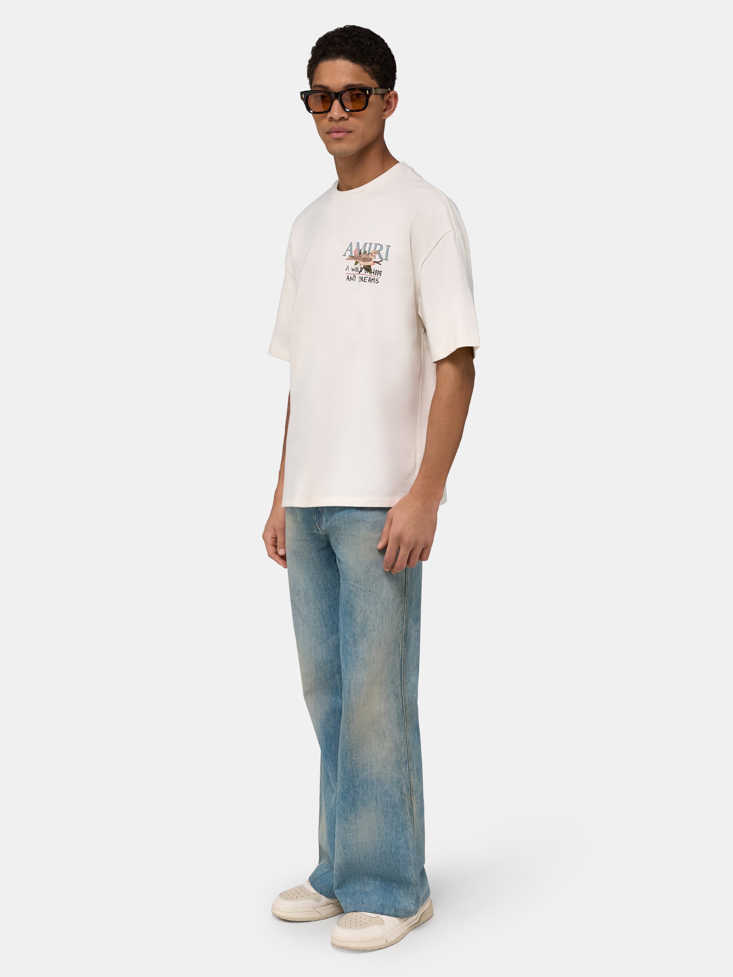 HOPE AND DREAMS OVERSIZED TEE - Alabaster